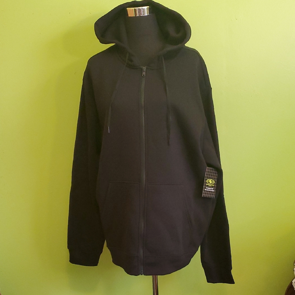 Athletic Works Black Hoodie Jacket